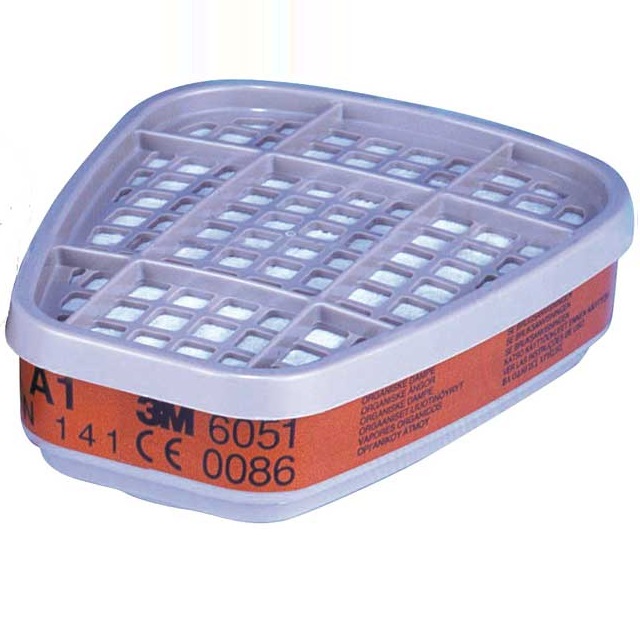 Filtro recambiable para vapores orgánicos A1 3M 6051 - Referencia 6051